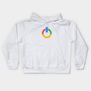 3D pixel art Kids Hoodie